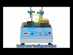 Opération de repérage d'équipement d'essai d'abrasion de label d'équipement de test du CEI manuellement