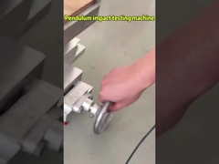 Machine d'essai d'impact par pendule avec hauteur et vitesse d'impact réglables pour des essais flexibles