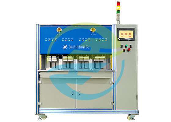 Équipement de test de fuite d'hélium 380V / 50Hz avec commande PLC à 8 stations