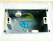 Équipement d'essai IEC60669 Épreuve de hausse de température en bois Boîte cachée Boîte de montage à chasse d'eau Socket domestique