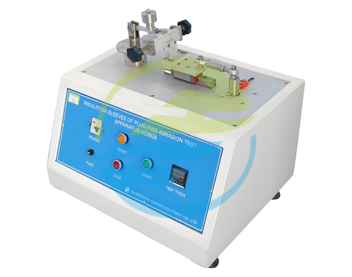 Bon prix IEC 60884 Testeur d'abrasion de coussin d'isolation par prise 30 cycles/min 9 mm de course en ligne