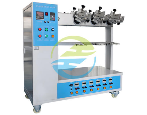 Bon prix EV Charging Connector Cable Tester with 0-60 Times/Min Swing Speed 0-180 Swing Angle and 6 Stations for Tensile Strength and Flex Durability Testing en ligne