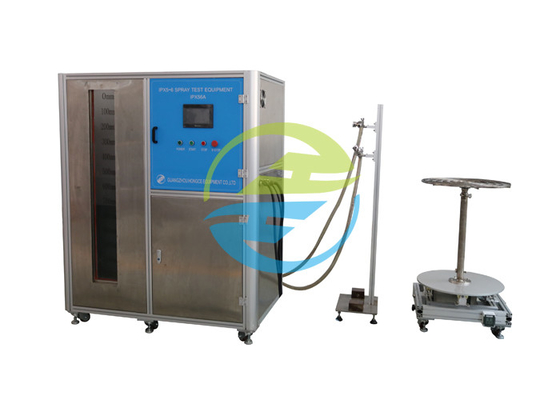 Bon prix Équipement de test du jet IPX5-6 du CEI 60529 avec le réservoir du bec 500L de Φ6.3mm et de 12.5mm en ligne