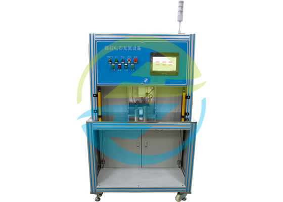 Bon prix Équipement de charge d'hélium à pile cylindrique et d'essai de fuite d'hélium pour véhicules électriques en ligne