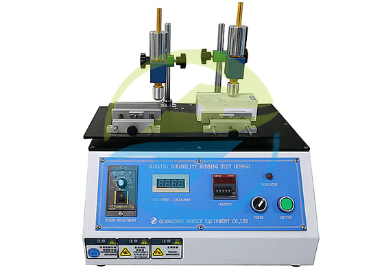 Bon prix Equipement d'essai IEC 60884 pour l'essai de durabilité de marquage avec une vitesse d'essai de 5 à 60 fois / min en ligne
