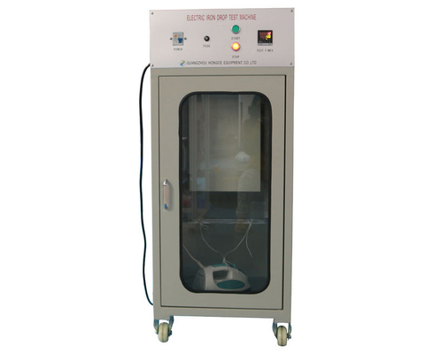 Testeur de chute électrique de fer Contrôle de température et d'humidité de haute précision 40 mm hauteur de chute Corps en acier inoxydable Conforme à la norme IEC 60335-2-3 Outil d'essai de sécurité des appareils ménagers
