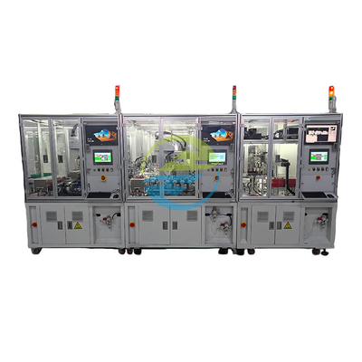 Bon prix Ligne d'inspection automatique de l'hélium par relais IEC 60068-2-17 Taux de fuite standard de l'hélium ≤1×10−9 Pa·M3/S Efficacité de l'inspection automatisée ≥ 98% en ligne