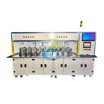 Bon prix Banc d'essai de relais conforme à la norme CEI 61810, machine de découpe et de remplissage de gaz de haute précision avec capacité multi-stations en ligne