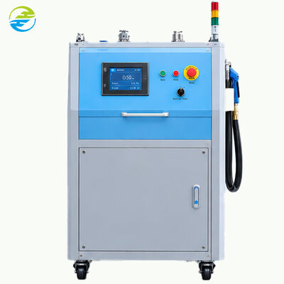 Bon prix Équipement de remplissage de réfrigérant de grande capacité Pompe à chaleur Production 0,5-10 kg Portée de charge Haute précision En ligne