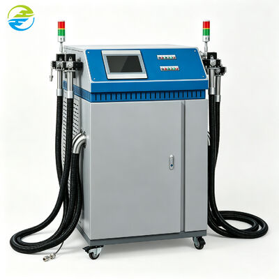 Qualité Système de chaîne de production de grande capacité équipé d'une machine automatique de recharge de réfrigérant à quatre stations usine