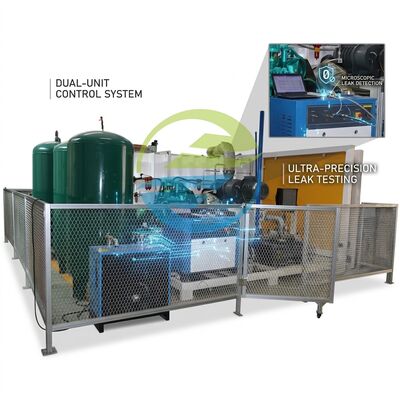 Bon prix Machine automatique d'essai des fuites d'hélium fournissant une fausse alerte faible pour l'inspection du compresseur En ligne